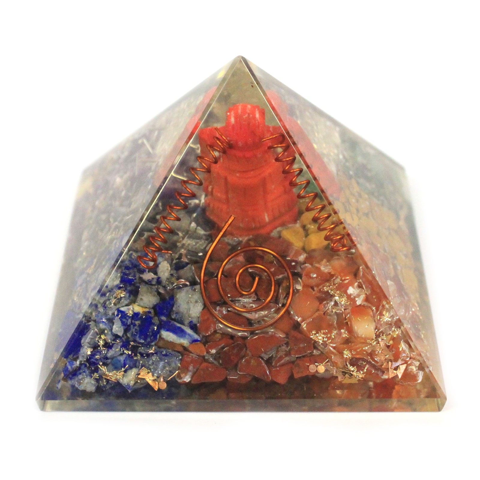 Lrg Orgonite Pyramid 70mm – Ganesh
