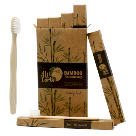 Bamboo Toothbrush & Bamboo Cotton Buds