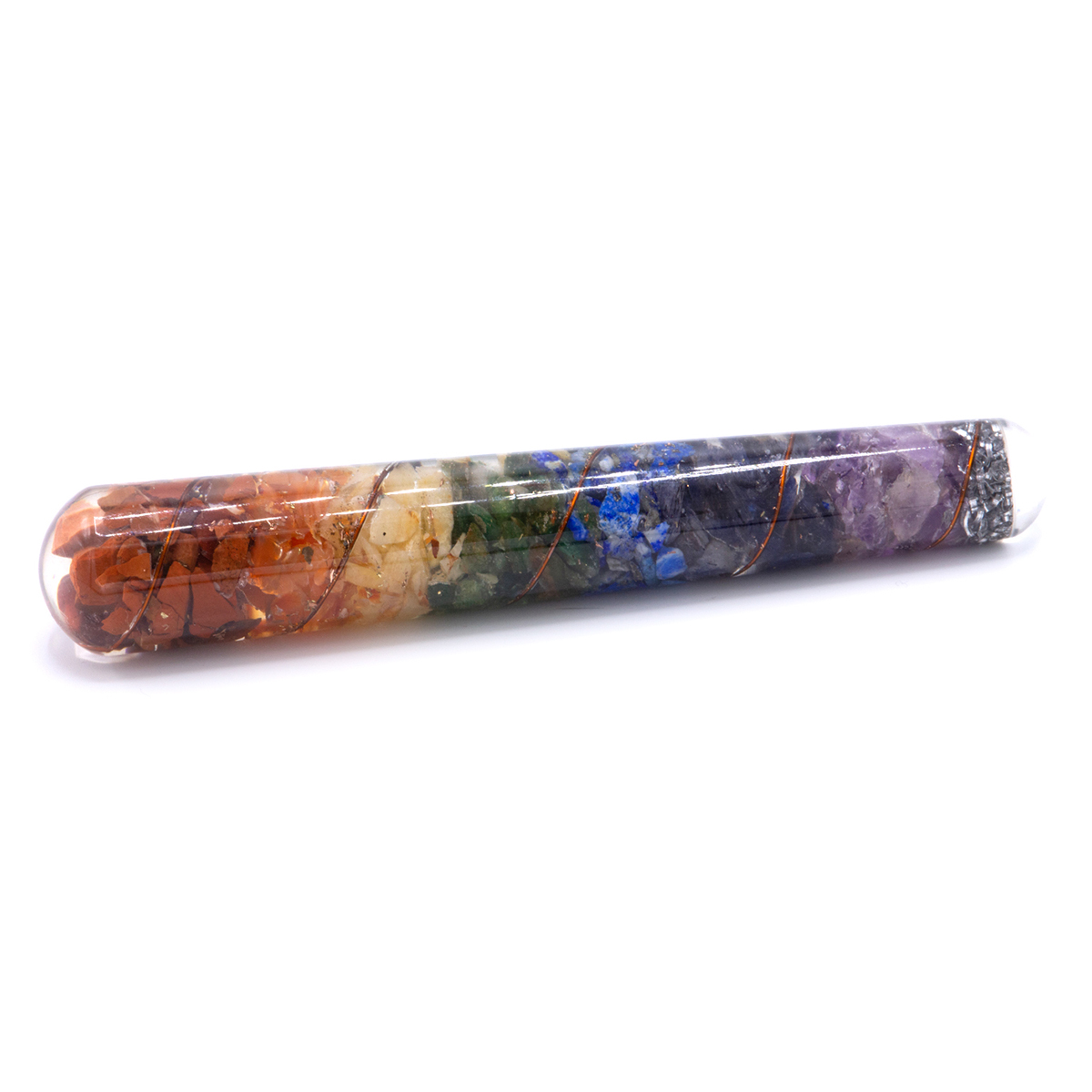Orgonite Chackra and Copper Healing Wand – 140 x 30 mm