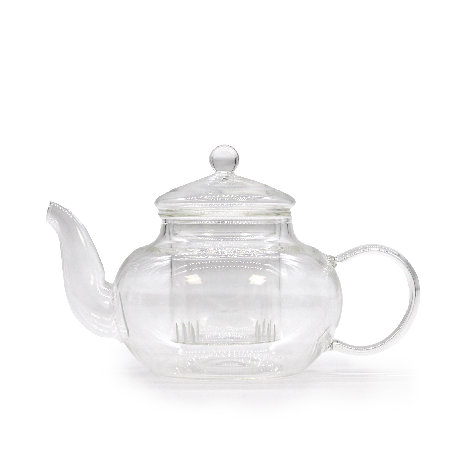 Glass Infuser Teapot – Round Pearl – 400ml